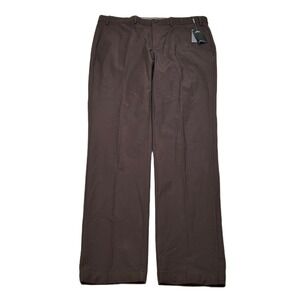 Michael Kors Performance Dress Pants Mens 42x32‎ Wine Blackberry Classic Fit NEW